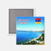zAM004 SEVAN Gegharkunik, Armenien, Magnet (Vorderseite/Rückseite)