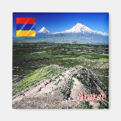 zAM008 MOUNT ARARARAT, Armenien, Asien, Kühlschran Magnet (Vorne)