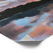 Zambezi River Reflections Poster (Ecke)