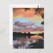 Zambezi River Reflections Postkarte (Vorne/Hinten)