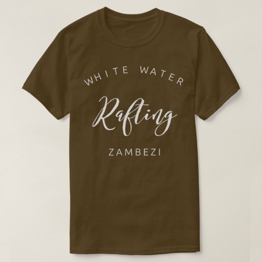 Zambezi White Water Rafting T-Shirt (Design vorne)