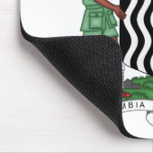 Zambia-Emblem Mousepad (Ecke)