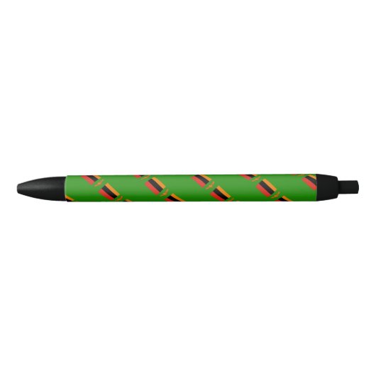 Zambia Flag Ballpoint Pen Kugelschreiber (Vorderseite)