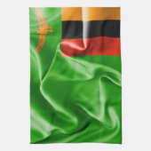 Zambia Flag Küchentuch (Vertikal)