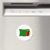 Zambia Flag Magnet (In Situ (Geschirrspüler))