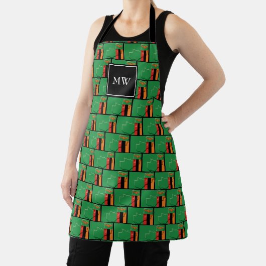 ZAMBIA FLAG | Monogramm | SAAMBIAN Schürze (InSitu)