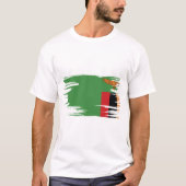 Zambia Flag Pinakothek Züst T-Shirt (Vorderseite)