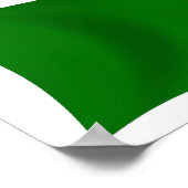 Zambia Flag Poster Print (Ecke)