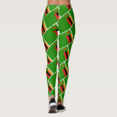 ZAMBIA FLAG Scripture RUN SIE IHRE RASSE Personali Leggings (Rückseite)