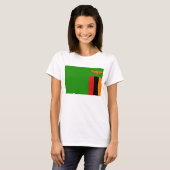Zambia Flag x Map T - Shirt (Vorne ganz)