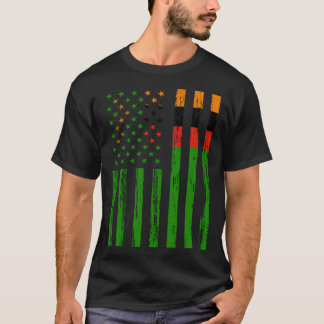 Zambia-Flagge Amerika US Es ist in meiner DNA für  T-Shirt
