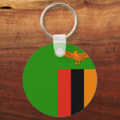 Zambia-Flagge Schlüsselanhänger (Vorderseite)