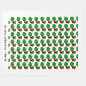 ZAMBIA KARTE Christliche Überdecke Fleecedecke (Vorderseite (Horizontal))