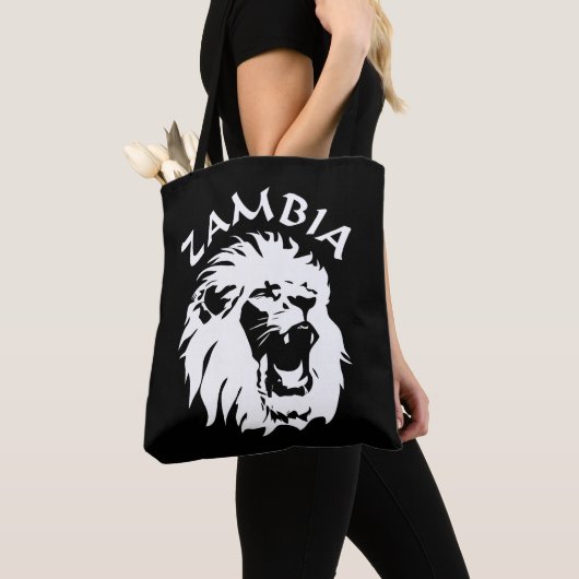Zambia Lion Tasche (Von Nahem)