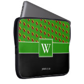 ZAMBIA Monogram Christlich JOHN 3:16 GRÜNES Notebo Laptopschutzhülle (Vorne Rechts)