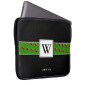 ZAMBIA Monogram Christliche Bibel-Notebook Laptopschutzhülle (Vorne Rechts)