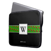 ZAMBIA Monogram Christliche Bibel-Notebook Laptopschutzhülle (Vorderseite Links)