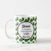 ZAMBIA Monogram gesegnete Nation Christlich Script Kaffeetasse (Links)