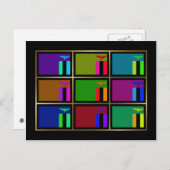 Zambia Multihue Flags Postkarte (Vorne/Hinten)