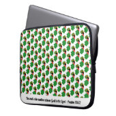 ZAMBIA Psalm 33:12 Laptop mit gesegneter Nation Laptopschutzhülle (Vorderseite Links)