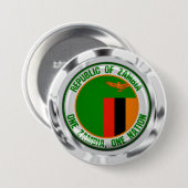Zambia-RundEmblem Button (Vorne & Hinten)