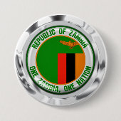 Zambia-RundEmblem Button (Vorderseite)