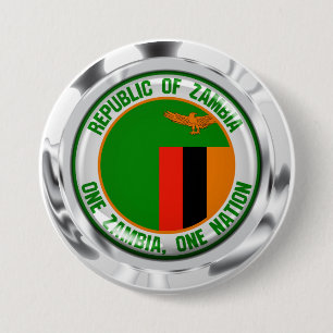 Zambia-RundEmblem Button