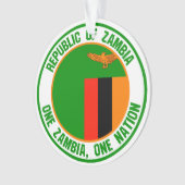 Zambia-RundEmblem Ornament (Vorderseite)