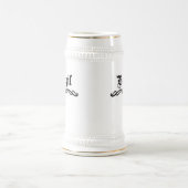Zambia Tattoo-Stil Bierglas (Mittel)
