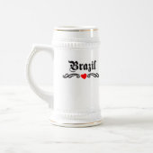 Zambia Tattoo-Stil Bierglas (Links)