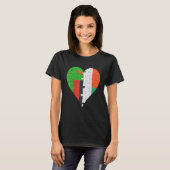 Zambian Flag Herz T-Shirt (Vorne ganz)