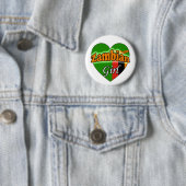 Zambian Girl Ronde Button 5,7 cm (Beispiel)