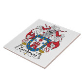 Zambrano Familienwappen Fliese (Seite)