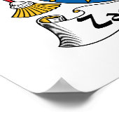 Zambrano Familienwappen Poster (Ecke)