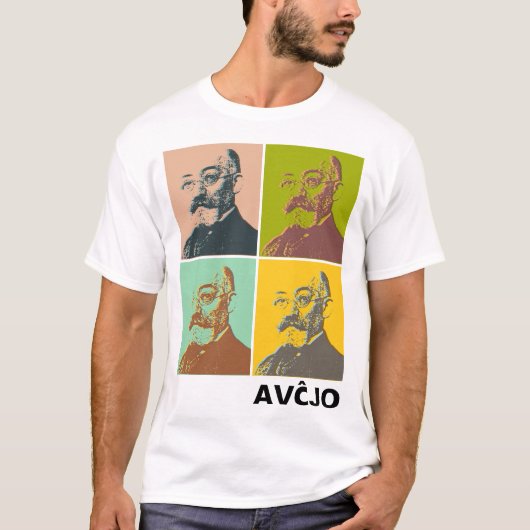 Zamenhof t-shirt - Zamenhof t-ĉemizo (Vorderseite)