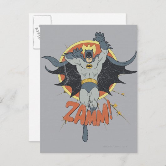 ZAMM Batman Graphic Postkarte (Vorne/Hinten)