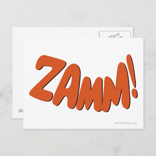 ZAMM! POSTKARTE (Vorne/Hinten)