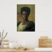 Zamorka (Black Girl) Anton Azbe Art Poster (Küche)