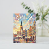 Zamość Polen Postkarte (Stehend Vorderseite)