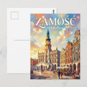 Zamość Polen Postkarte (Vorne/Hinten)