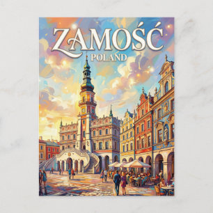 Zamość Polen Postkarte