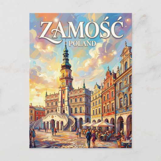 Zamość Polen Postkarte (Vorderseite)