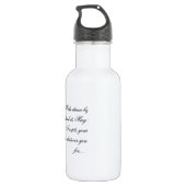 zamzam Flasche Edelstahlflasche (Rückseite)