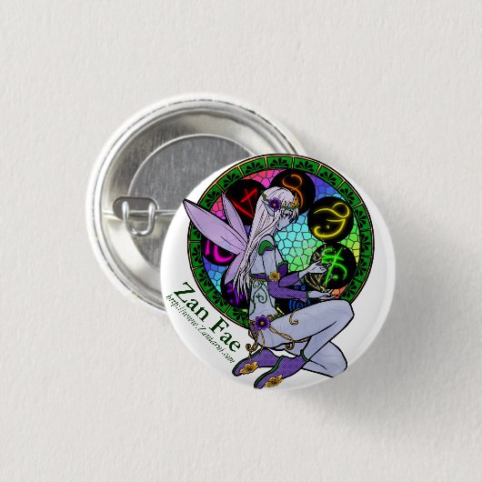 Zan Fee (#5) Button (Vorne & Hinten)