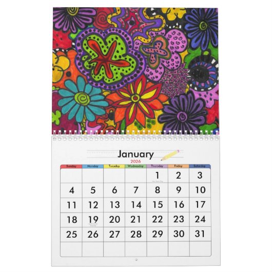 Zan Hanhof Originalvorlage-Kalender! Kalender (Jan 2026)