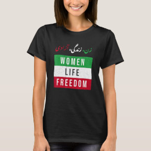 Zan Zendegi Azad unterstützt die Freiheit der Frau T-Shirt