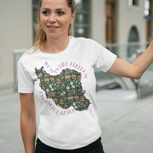 Zan Zendegi Azadi | Persisches Geschenk Rosa T-Shirt