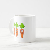 Zanahorias divertidas kaffeetasse (Vorderseite Links)
