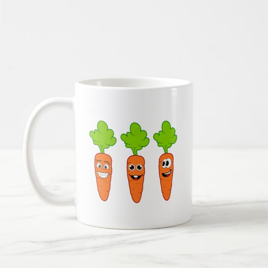 Zanahorias divertidas kaffeetasse (Links)