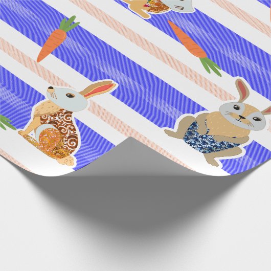 Zanahorias y Conejitos Geschenkpapier (Ecke)
